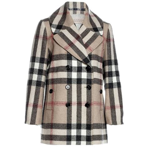 burberry pleated wool coat|burberry plaid wool coat women.